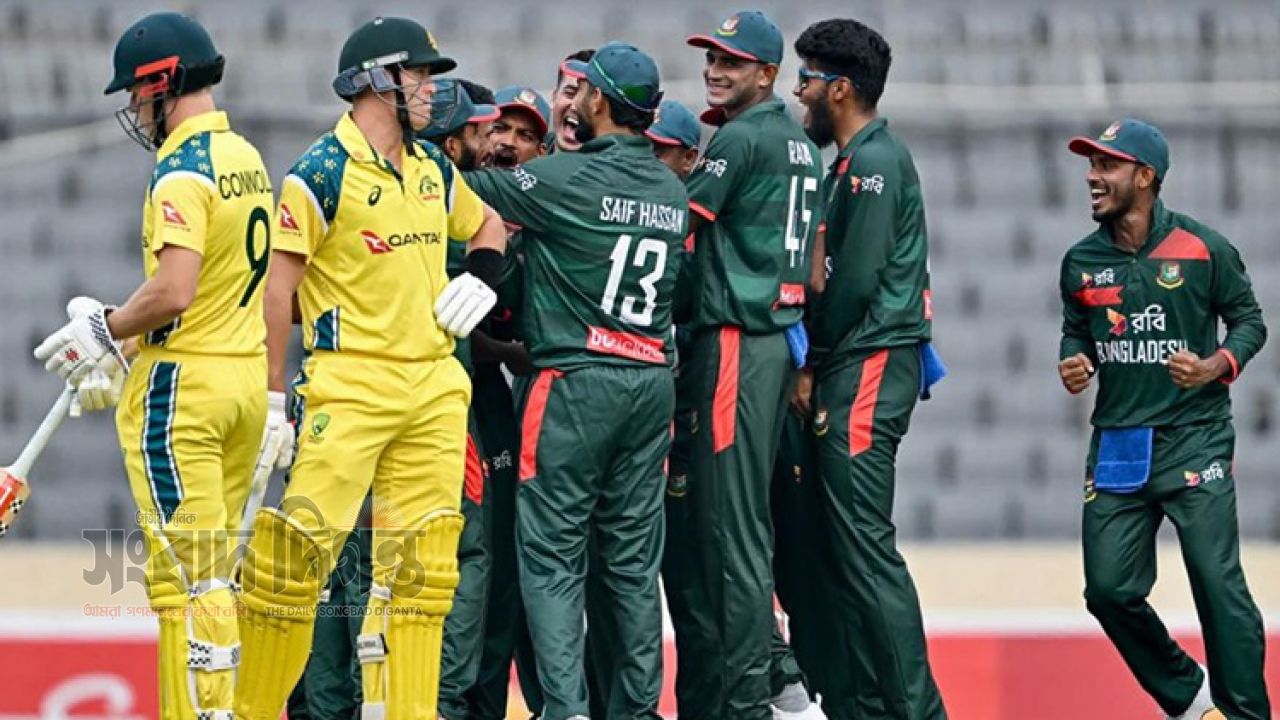 অস্ট্রেলিয়ার বিপক্ষে ঐতিহাসিক জয় বাংলাদেশের, ২১ বছর পর ওয়ানডেতে হারাল টাইগাররা