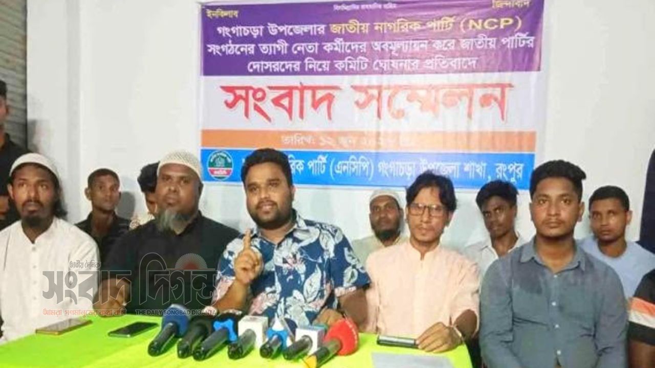 এনসিপির নবঘোষিত উপজেলা কমিটি প্রত্যাখ্যান, বাতিলের দাবিতে সংবাদ সম্মেলন 