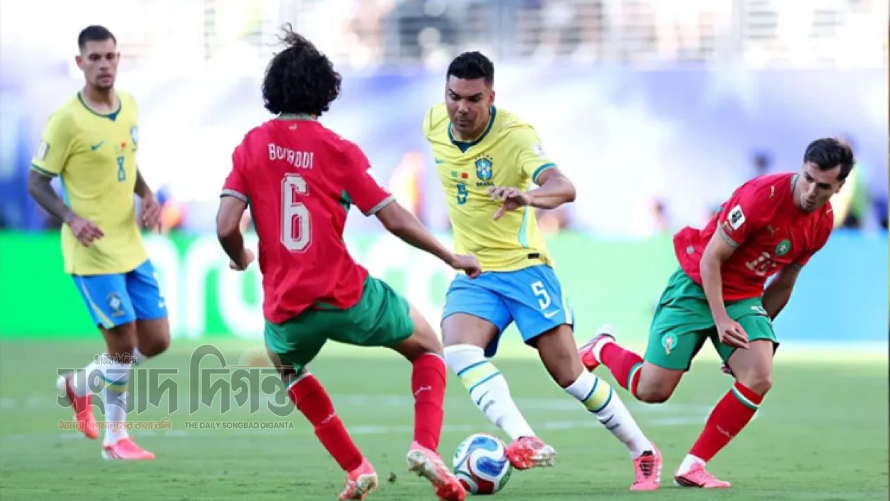 ম্যাচের শুরুতেই ‘অদ্ভুত কৌশল’ মরক্কোর, ব্রাজিলের বিপক্ষে নতুন ট্যাকটিকস 