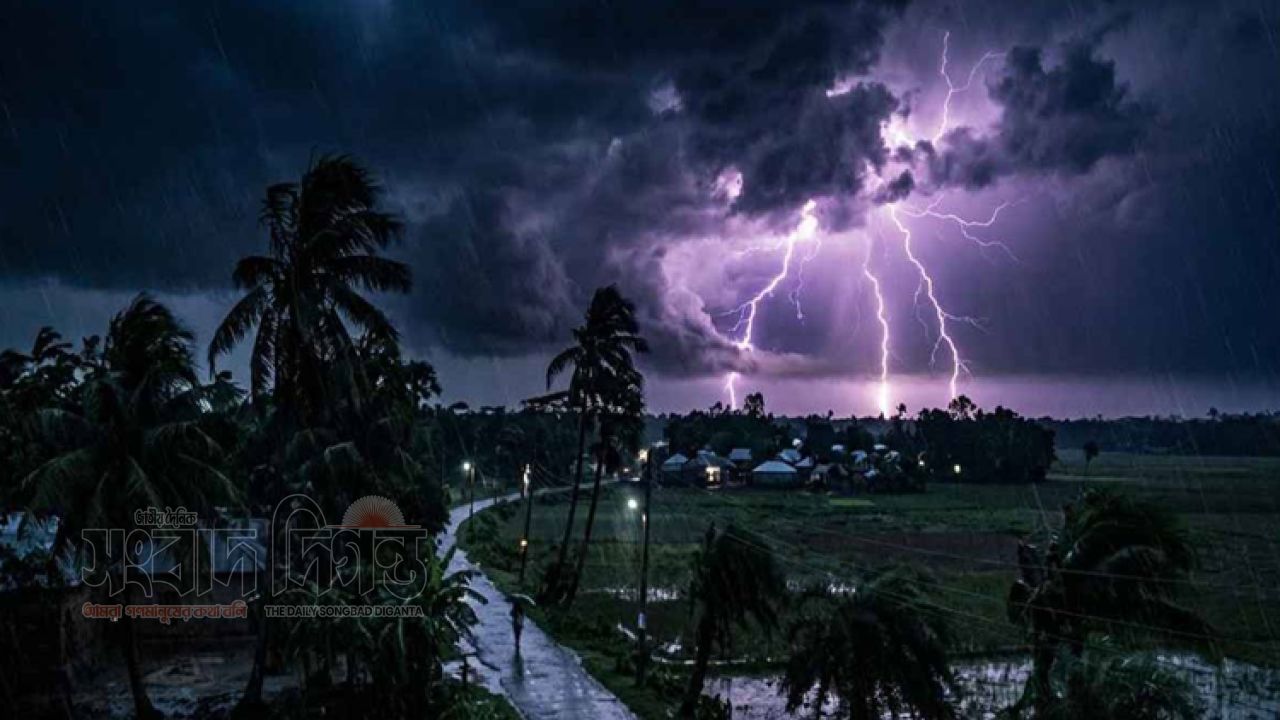 ঢাকাসহ ১১ অঞ্চলে রাতের মধ্যে ঝড়-বৃষ্টির পূর্বাভাস