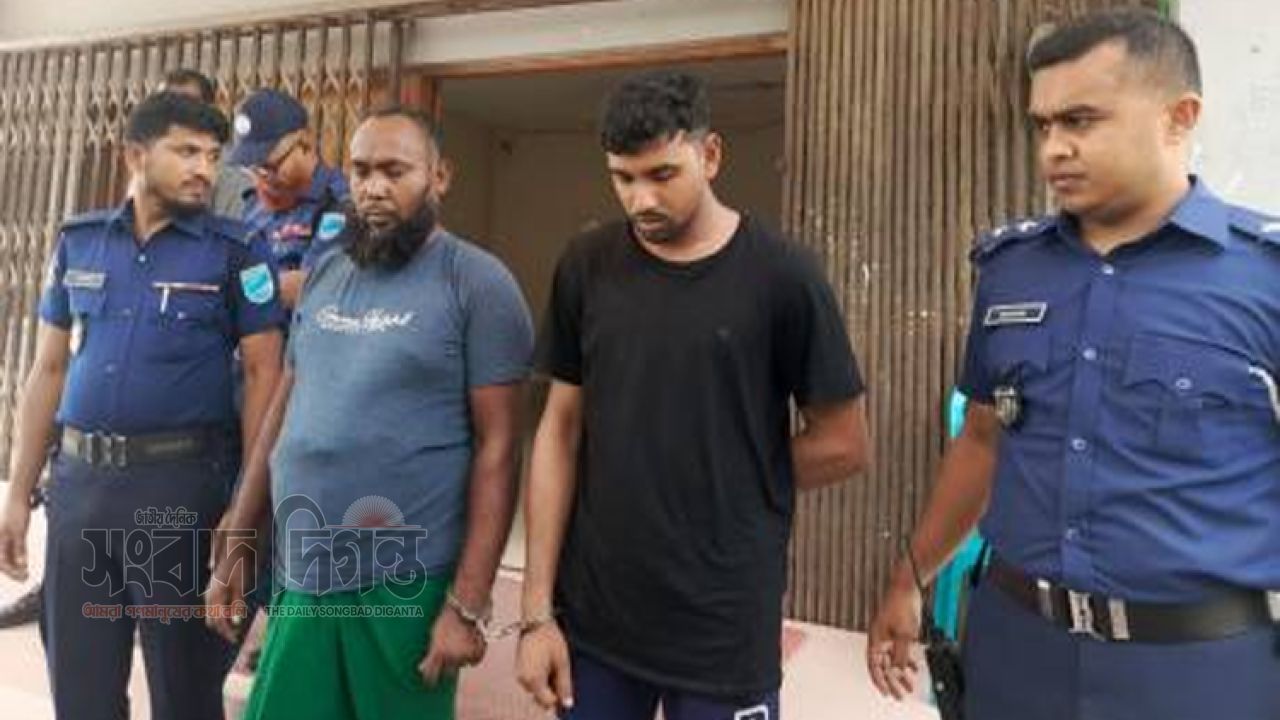মাদারীপুরে থানা পুলিশের অভিযানে ডাকাত চক্রের দুই সদস্য গ্রেফতার