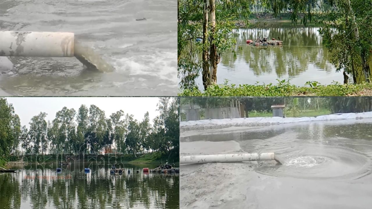 প্রশাসনকে ম্যানেজ করে আশ্রায়ন পুকুরে বালু উত্তোলনের মহোৎসব  দিনে-রাতে হাতিয়ে নিচ্ছে কোটি টাকা