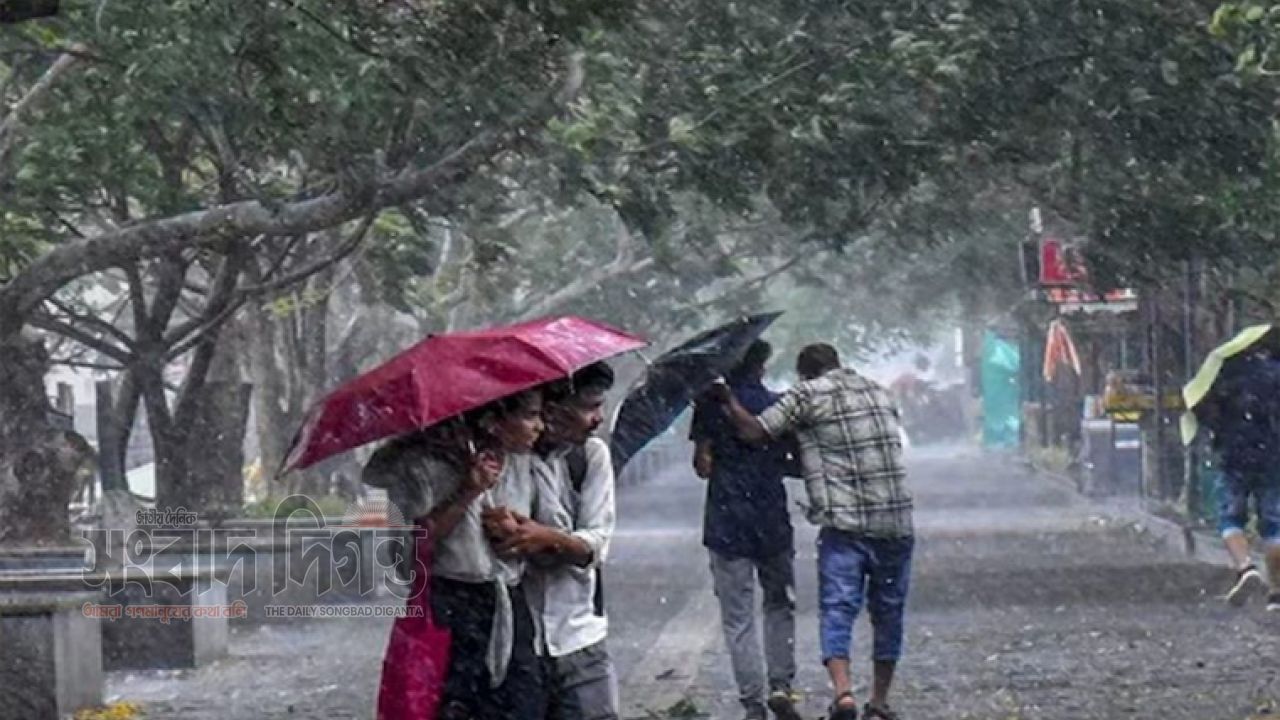দুপুরের মধ্যে বজ্রবৃষ্টি ও ঝড়ো হাওয়ার পূর্বাভাস আবহাওয়া অধিদপ্তরের