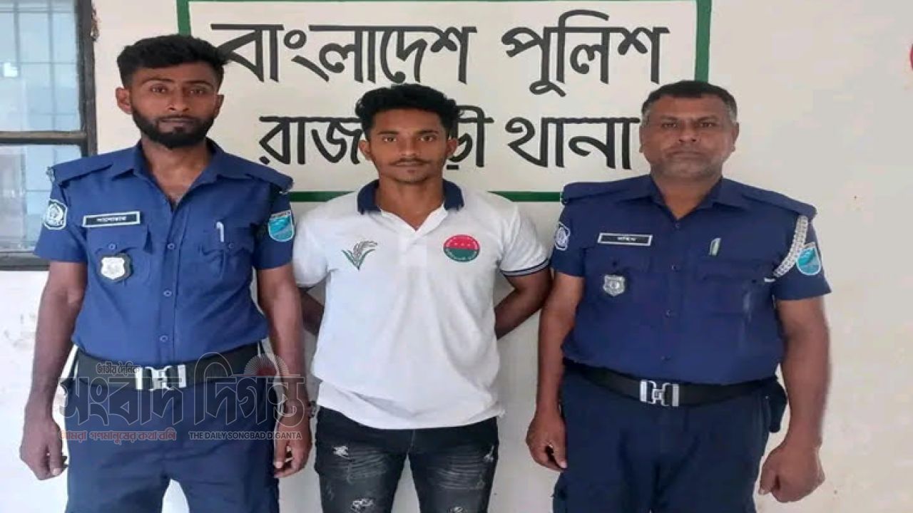 রাজবাড়ীতে নারী ইউপি সদস্যকে মারধর মামলায় যুবক গ্রেপ্তার 