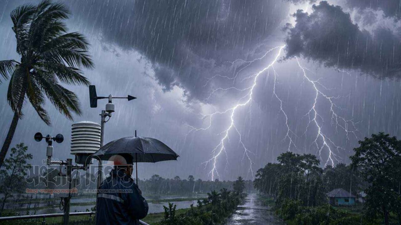 বৃষ্টি-বজ্রপাতের সঙ্গে দমকা হাওয়ার আশঙ্কা, সতর্ক ১৬ জেলা