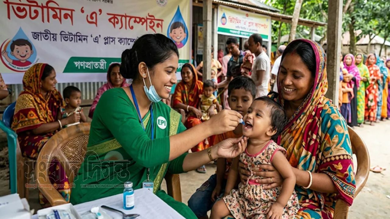 ২৮ জুন শুরু হচ্ছে ভিটামিন ‘এ’ ক্যাম্পেইন, লক্ষ্য ২ কোটি ৩৫ লাখ শিশু
