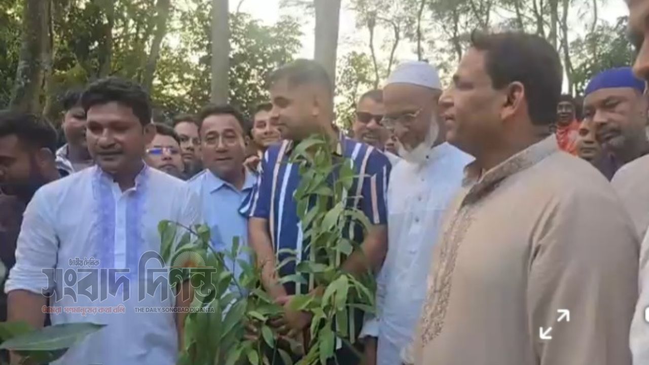 পানির পাশাপাশি গাছও আমাদের বাঁচার জন্য অপরিহার্য: বৃক্ষরোপণ কর্মসূচিতে এমপি আনিসুর রহমান