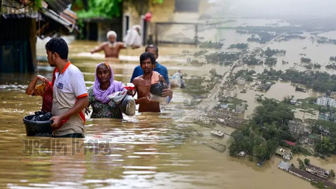 আগামী ৭২ ঘণ্টায় পাঁচ জেলায় বন্যার শঙ্কা, নদী যেতে পারে বিপৎসীমার ওপরে 