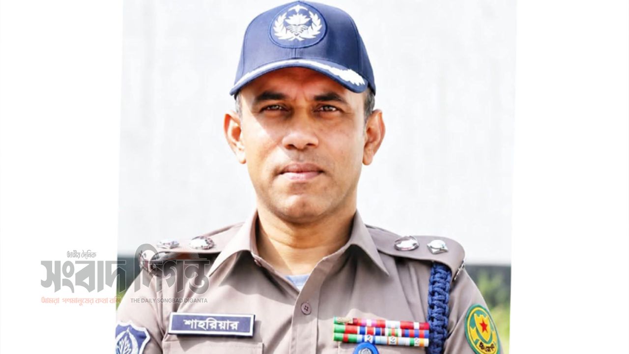 ফরিদপুরের নতুন পুলিশ সুপার শাহরিয়ার মোহাম্মদ মিয়াযী 