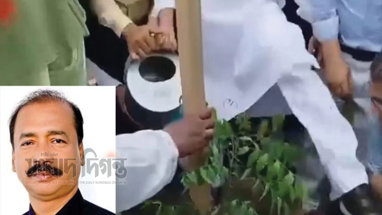 লাকসামে বৃক্ষরোপণ কর্মসূচিতে বিএনপি নেতাকে লাথি