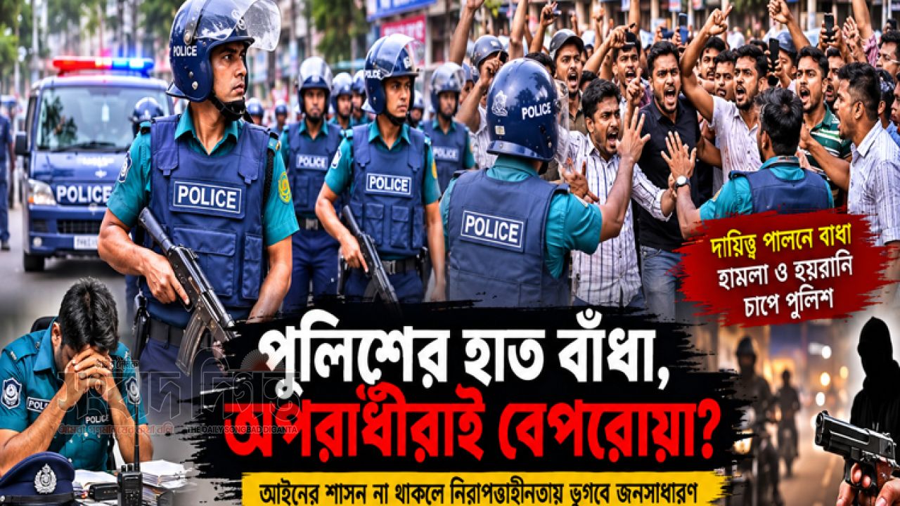 হামলা-হয়রানিতে চ্যালেঞ্জে পুলিশ 