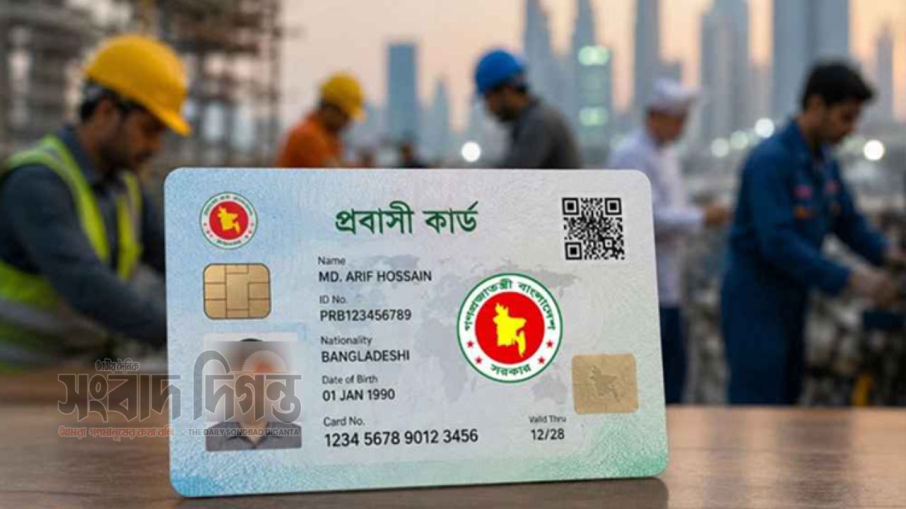 প্রবাসীদের জন্য সুখবর, আগস্টে পরীক্ষামূলক চালু হচ্ছে ‘প্রবাসী কার্ড’