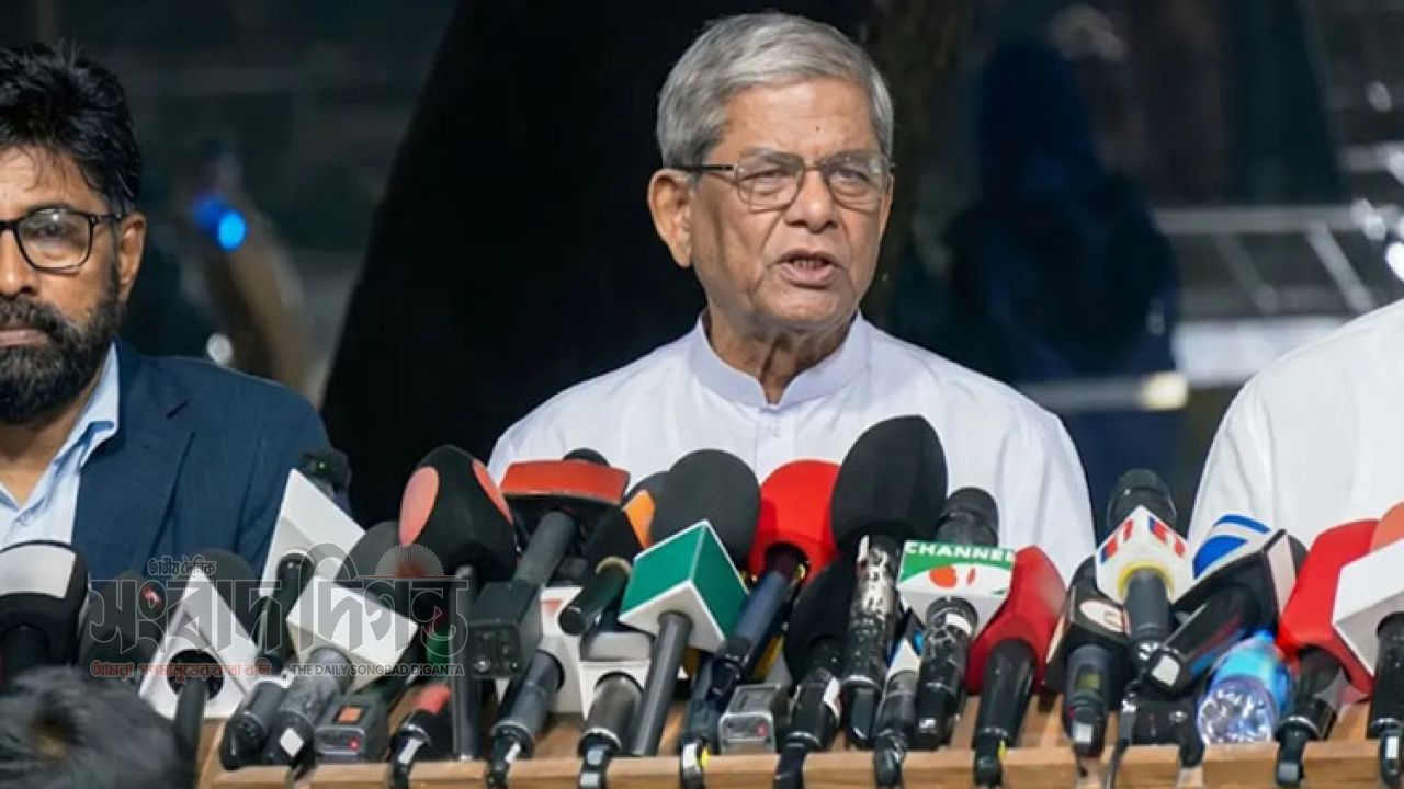 স্থানীয় সরকার নির্বাচন দলীয় প্রতীকে নয়, জানালেন মির্জা ফখরুল