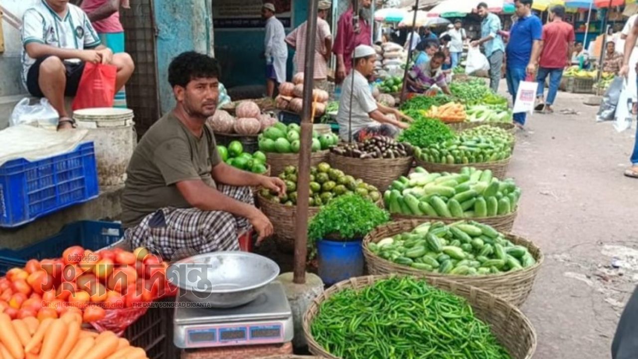 টানা বৃষ্টিতে অস্থির কাঁচাবাজার, সবজি-মরিচ-মাছ-মুরগির দামে আগুন 