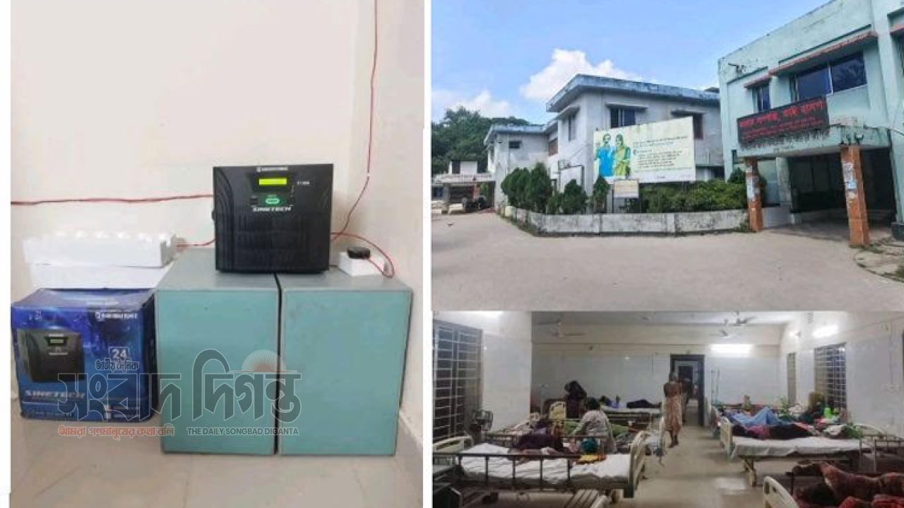 গঙ্গাচড়া স্বাস্থ্য কমপ্লেক্সে আইপিএস দিলেন এমপি রায়হান সিরাজী, স্বস্তিতে রোগী ও স্বজনরা
