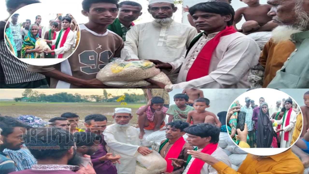 মুক্তিযোদ্ধা সন্তান সংসদের উদ্যোগে অসহায় ৩০ পরিবারে ত্রাণ বিতরণ 