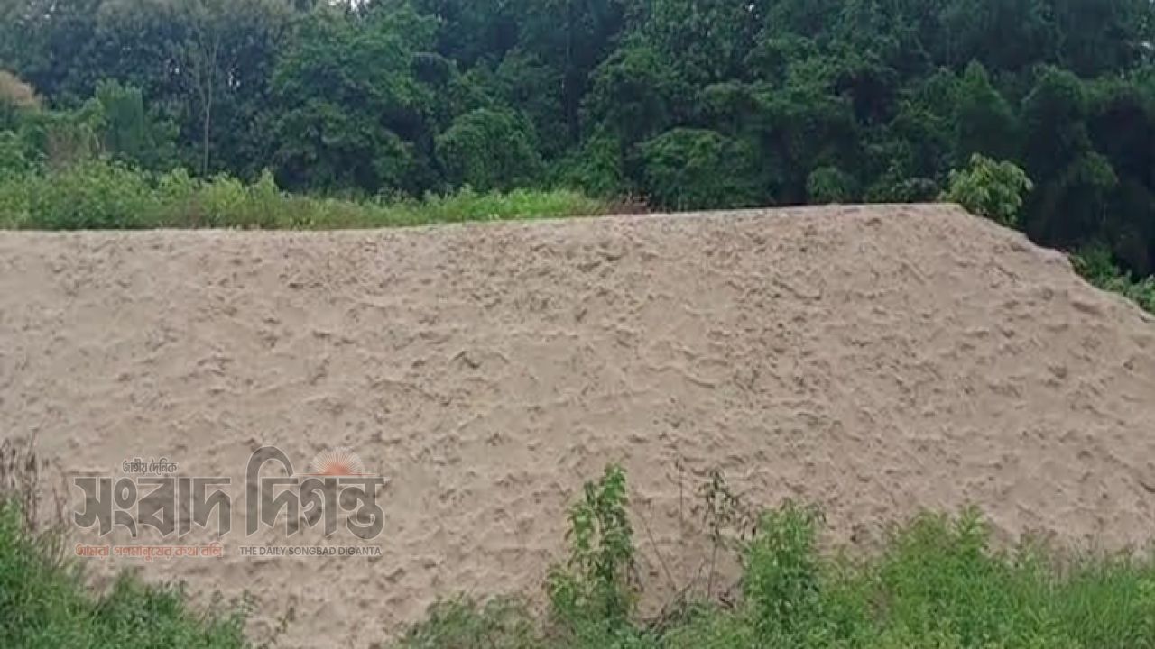 ইজারা নেই, অনুমতিও নেই সরই ইউনিয়নে ৪০ স্থানে চলছে বালু লুট