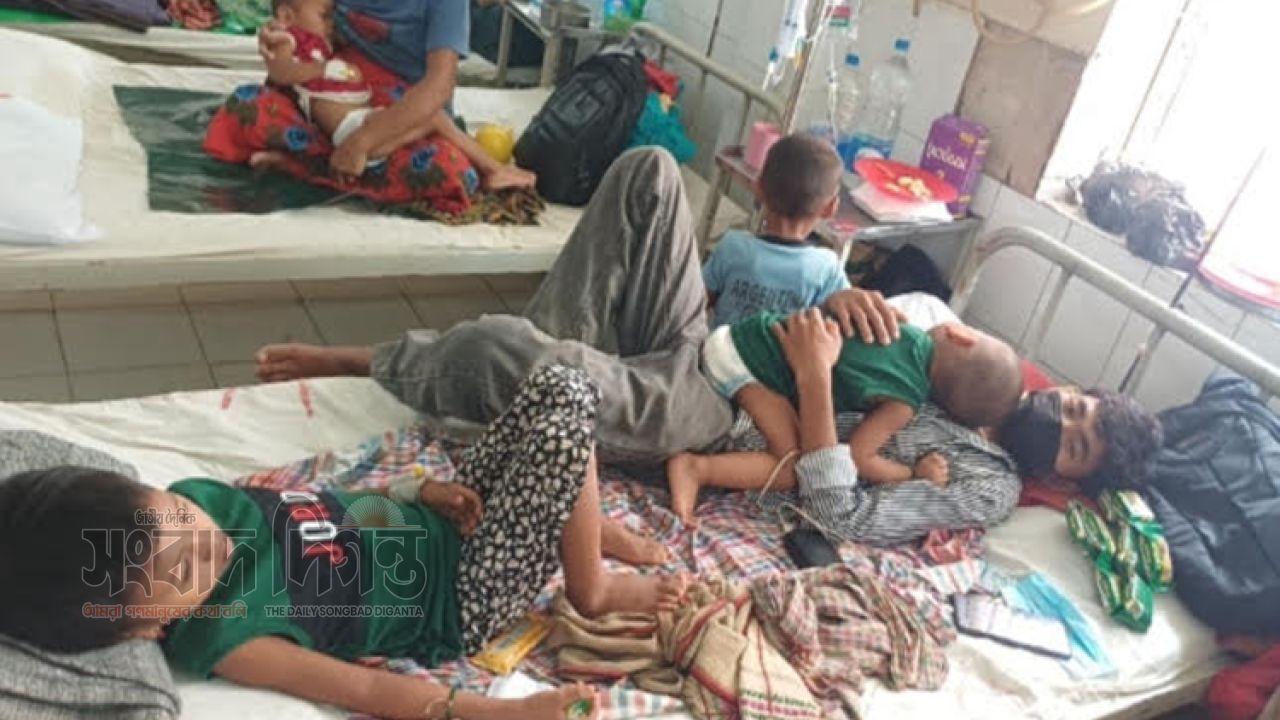 হামে আক্রান্ত দুই সন্তানের সেবা করতে করতেই অসুস্থ মা, বাড়ি ফেরার পথে মৃত্যু