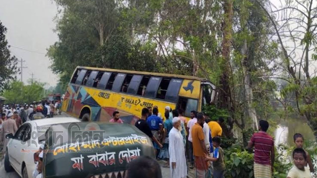 সিরাজগঞ্জে বাসচাপায় পথচারী নিহত, চালক পলাতক