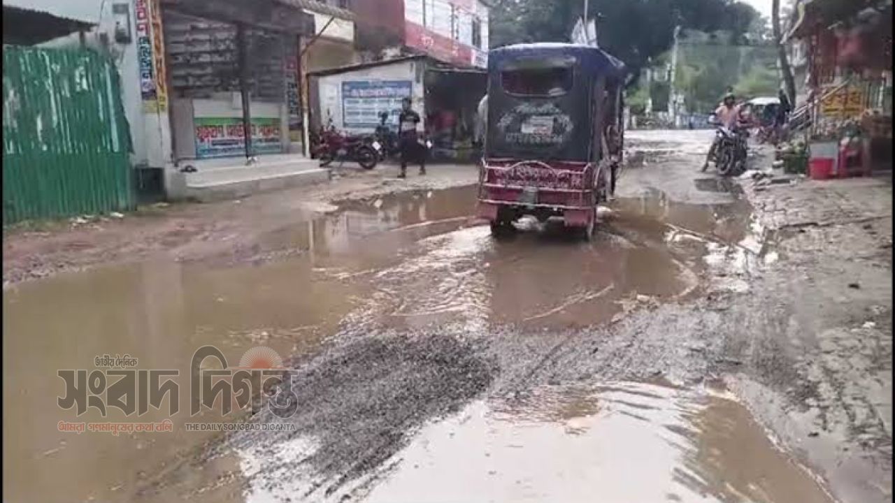 ভাঙাচোরা সড়কে স্থবির মাদারীপুর পৌরসভা, দুর্ভোগে প্রায় দুই লাখ মানুষ