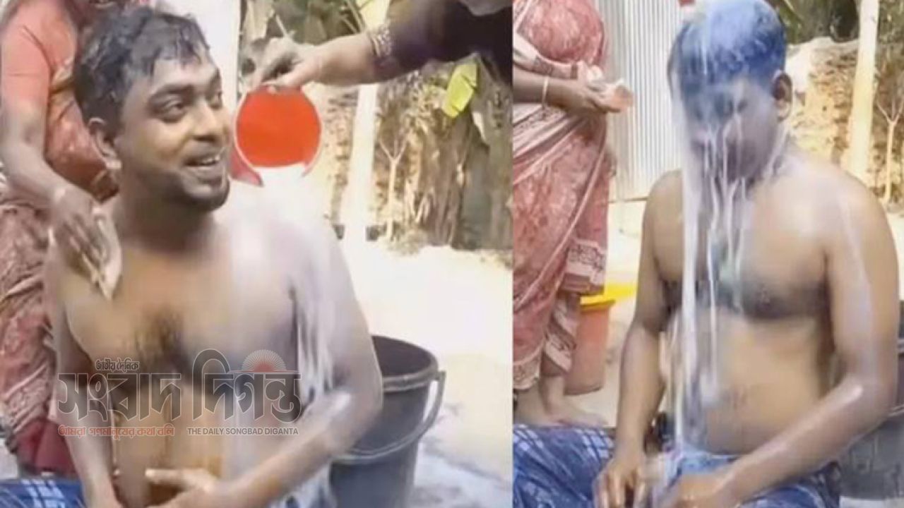 সুনামগঞ্জে অনশনরত নারী, স্বামীর ‘দুধ দিয়ে গোসল’এক পারিবারিক বিরোধে এলাকায় আলোড়ন