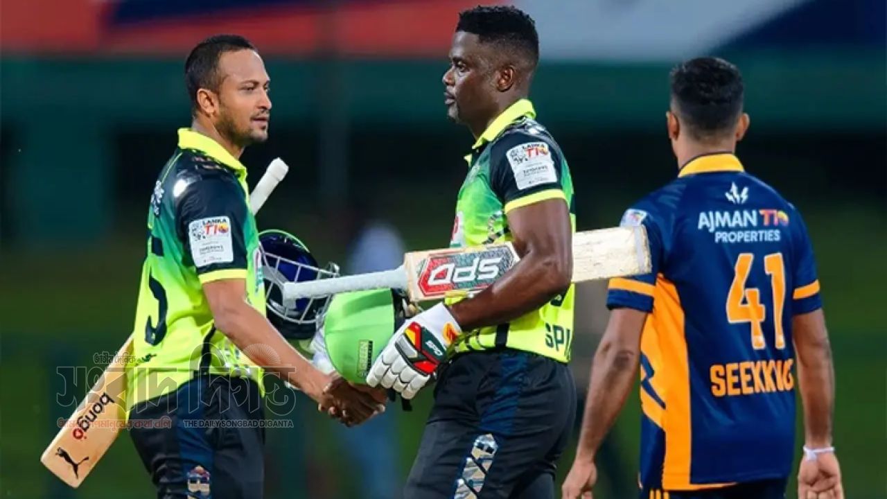 সাকিবের জোড়া উইকেটেও রক্ষা হয়নি, শিরোপা জিতল গল গ্যালান্টস 