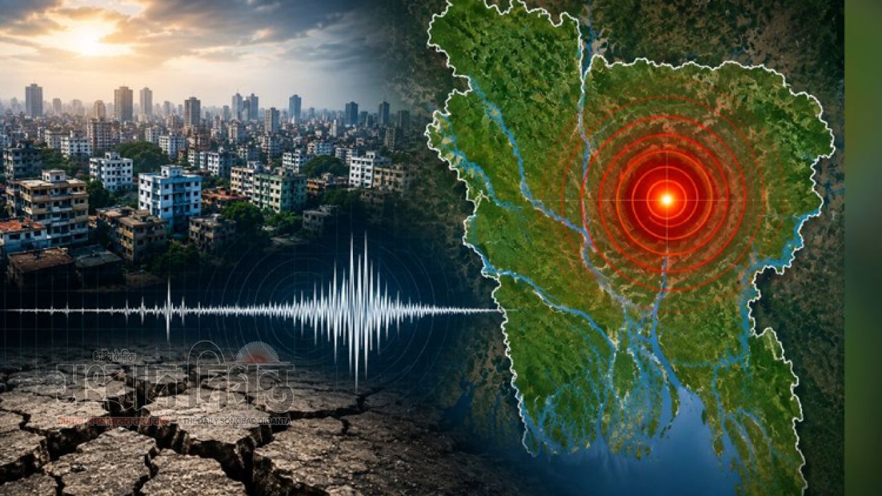 ভোরে ৩ মাত্রার ভূমিকম্প, কেঁপে উঠল ঢাকা 