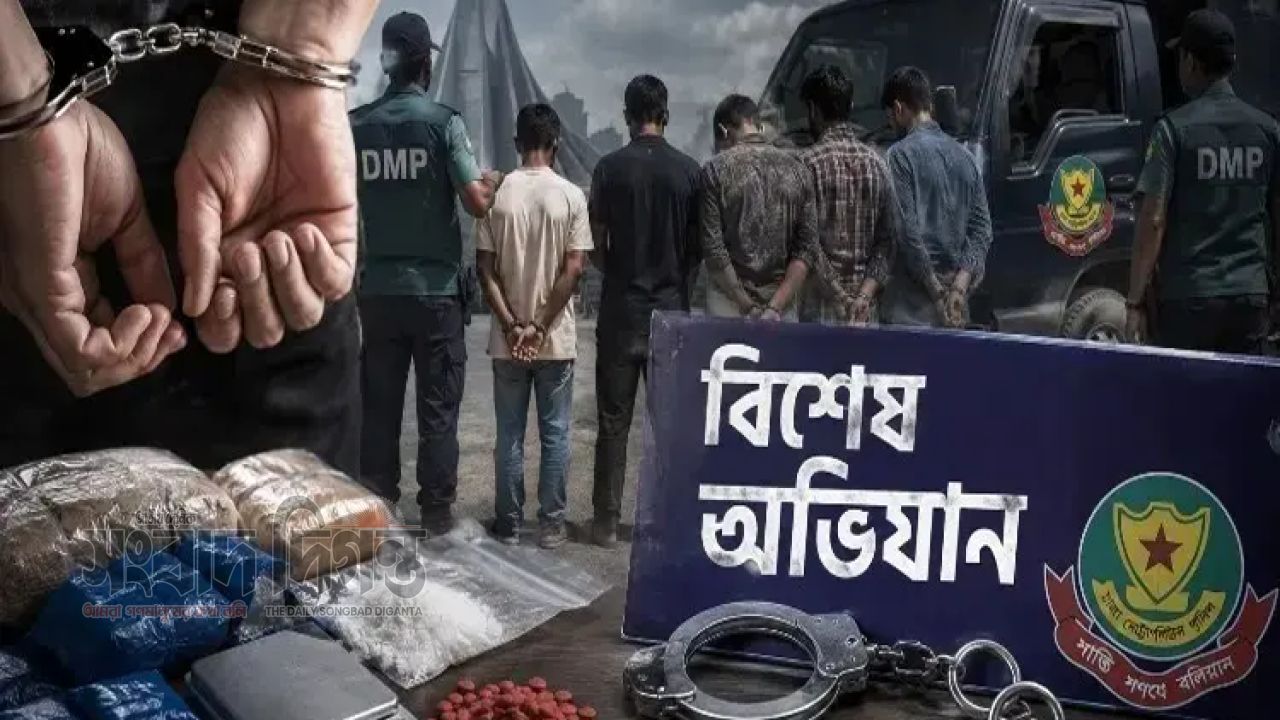 ঢাকায় ডিএমপির ২৪ ঘণ্টার অভিযানে গ্রেপ্তার ৪৬৪, উদ্ধার অস্ত্র-মাদক 