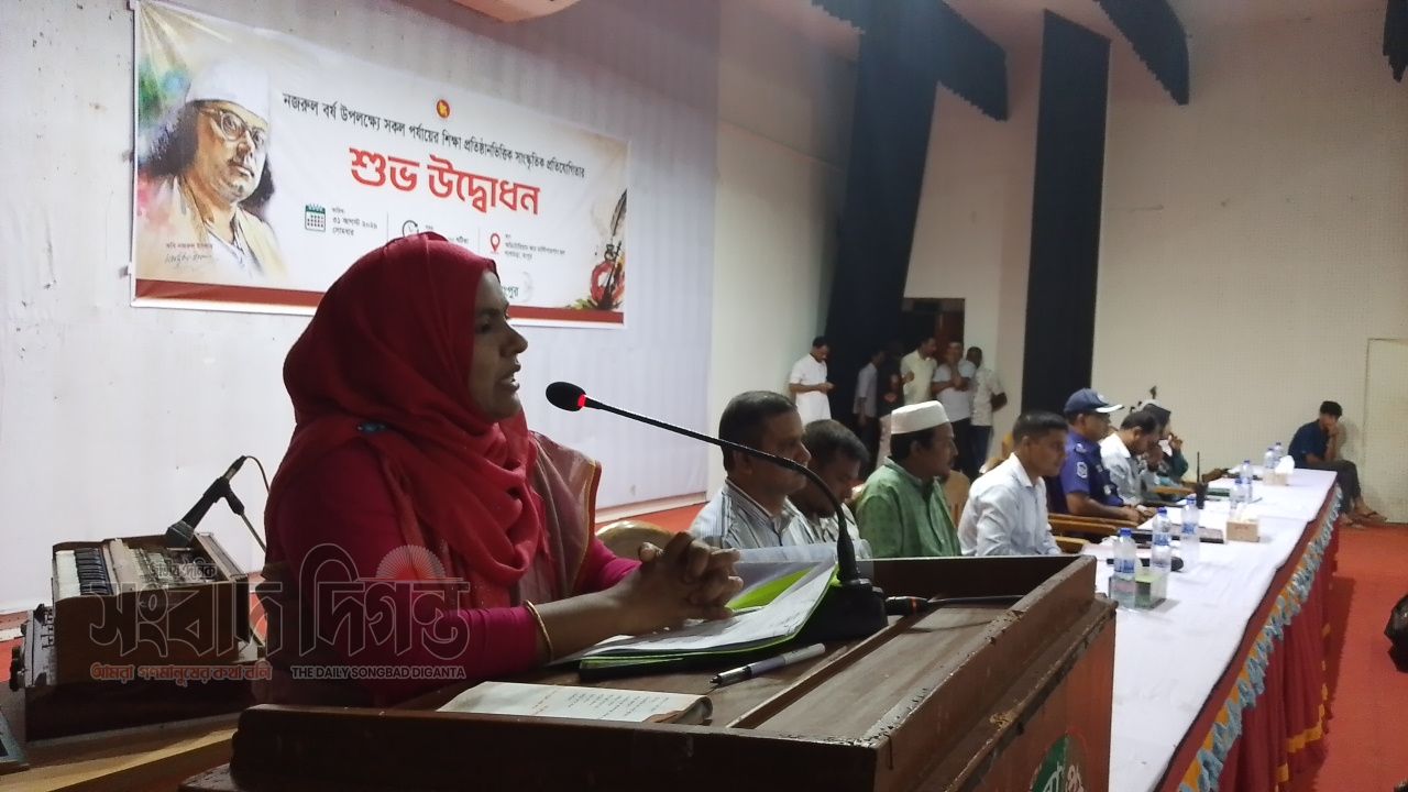 নজরুলের সাম্য-মানবতার চেতনা ছড়িয়ে দিতে গঙ্গাচড়ায় সাংস্কৃতিক প্রতিযোগিতা 