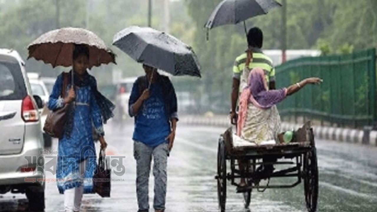 ঢাকাসহ বিভিন্ন অঞ্চলে বৃষ্টির পূর্বাভাস
