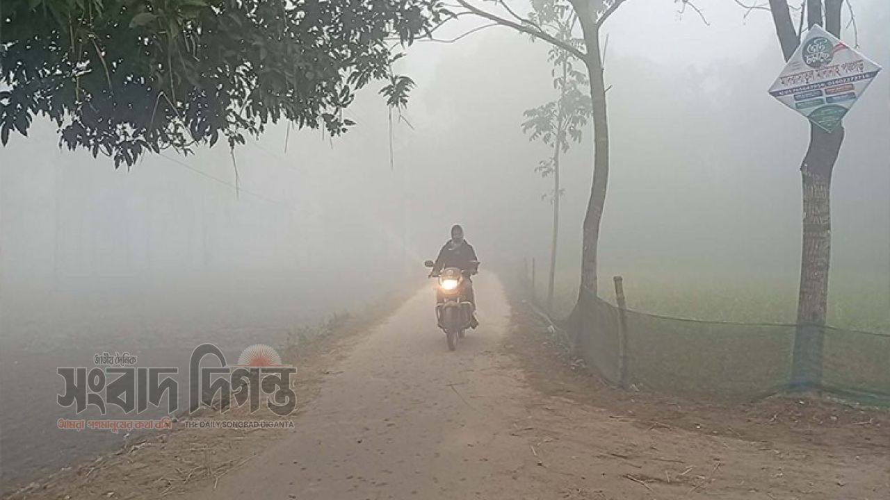 সেপ্টেম্বরেই পঞ্চগড়ে ঘন কুয়াশা, কমেছে যানবাহনের গতি 