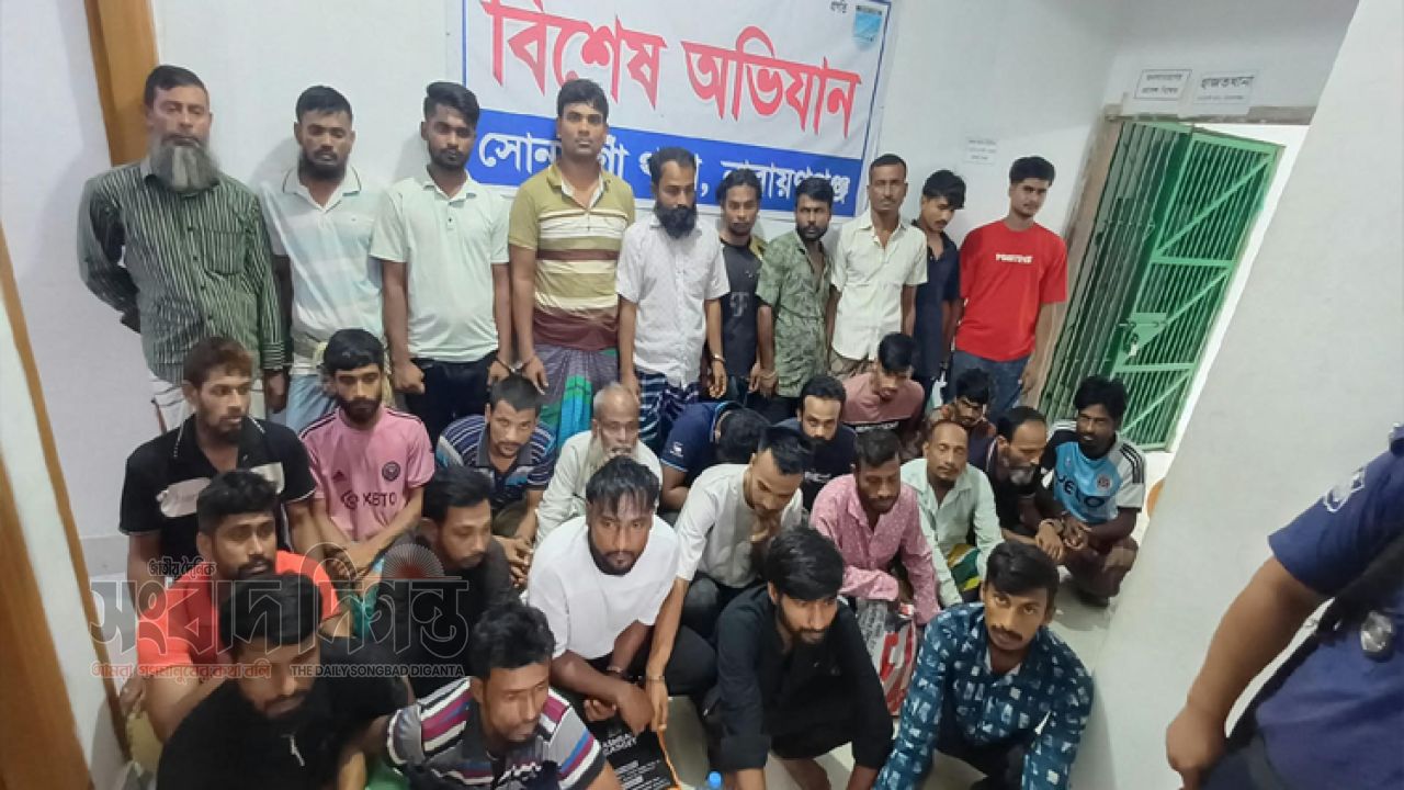 মাদক ও পরোয়ানাভুক্ত আসামিদের বিরুদ্ধে সোনারগাঁ পুলিশের অভিযান, গ্রেপ্তার ৩০
