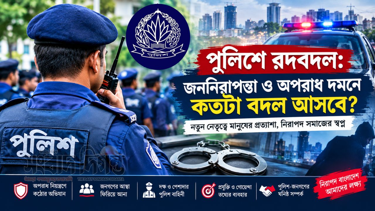 পুলিশে একের পর এক রদবদল, অপরাধ দমনে নতুন পরীক্ষা
