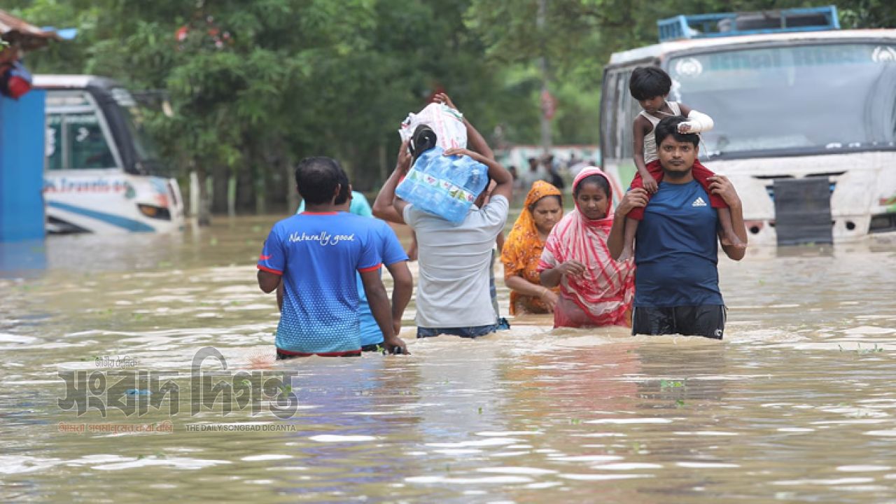পাঁচ জেলার নিম্নাঞ্চল বন্যায় প্লাবিত হওয়ার শঙ্কা