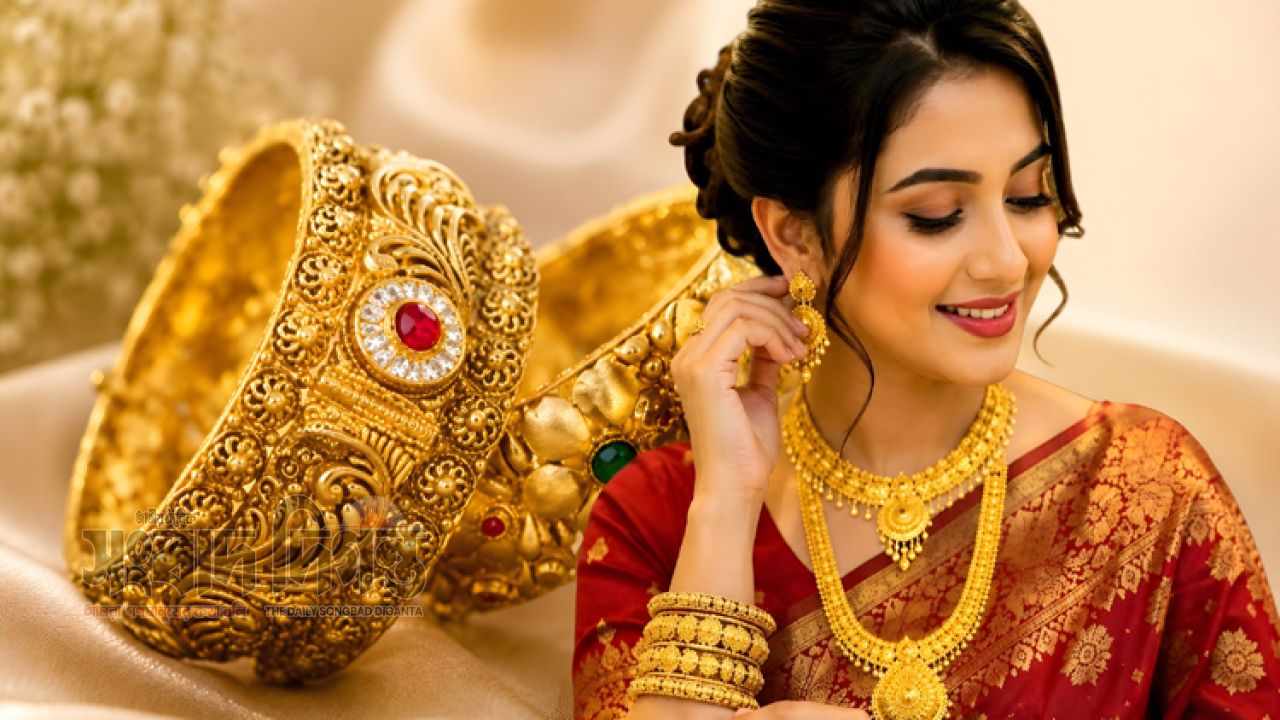 সোনার দাম আবারও বাড়ল ভরি ২ লাখ ৩৪ হাজার ৬২১ টাকা