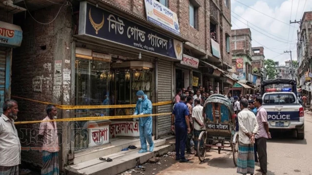 কেরানীগঞ্জে জুয়েলারি ব্যবসায়ীকে গুলি করে ২৫ ভরি স্বর্ণ ছিনতাই 