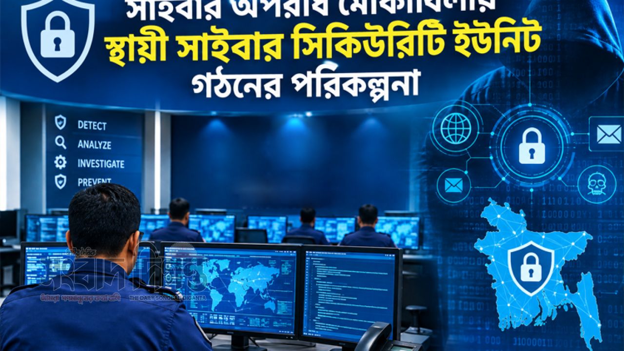 সাইবার অপরাধ দমনে গঠিত হচ্ছে স্বতন্ত্র ‘সাইবার পুলিশ ইউনিট’