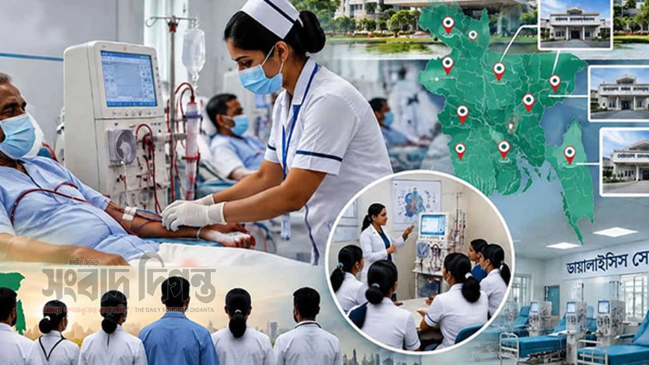 ৪৪ হাসপাতালে কিডনি ডায়ালাইসিস সেন্টার, সৃজন হলো ৩৯৬ পদ