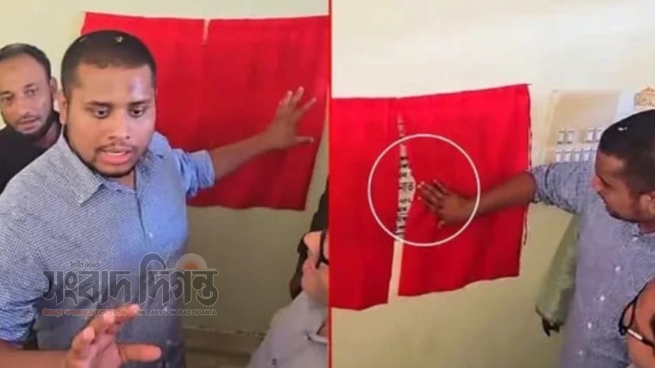 উন্নয়ন স্থাপনায় ব্যক্তির নাম ব্যবহারে আপত্তি, ভবন উদ্বোধন করলেন না হাসনাত 