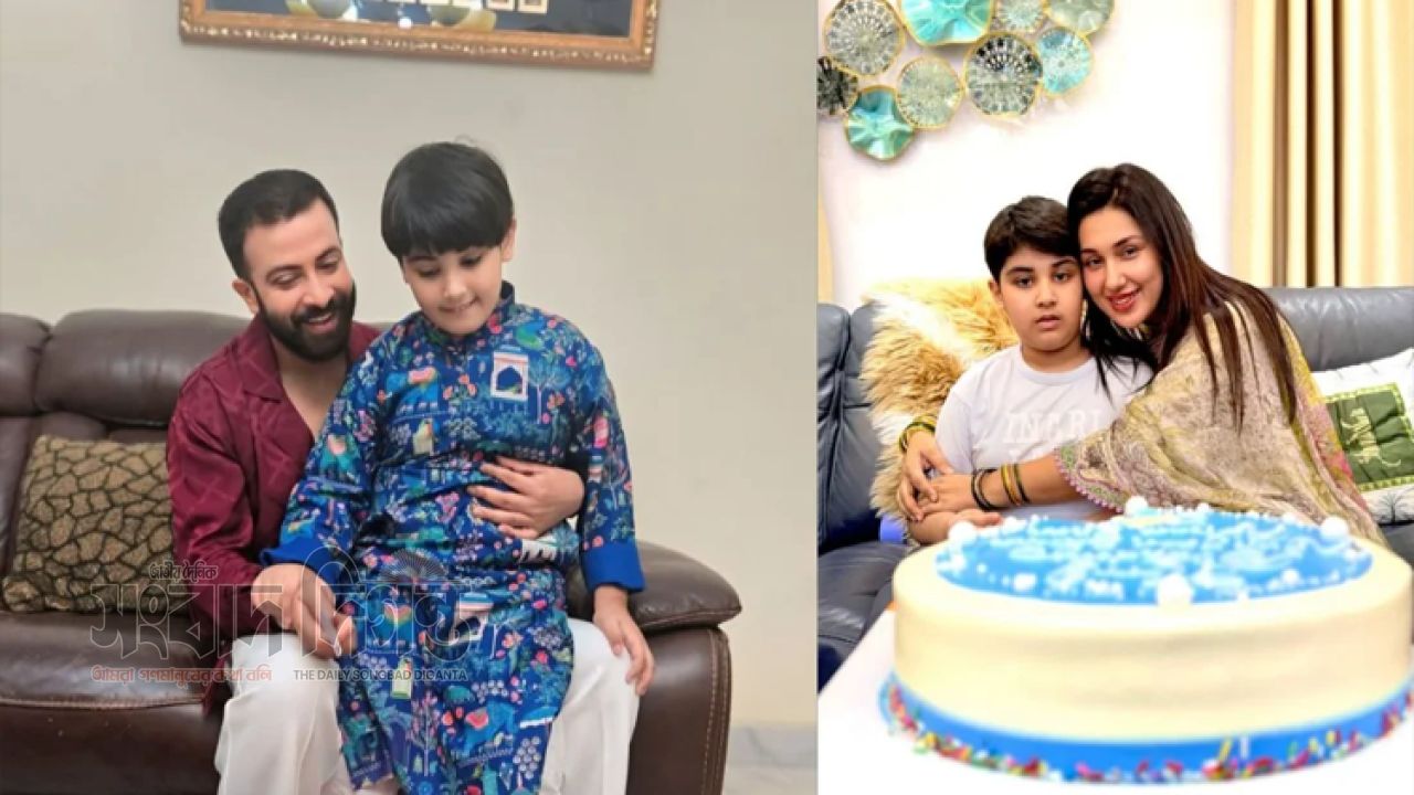 শাকিব-অপুর একমাত্র ছেলে জয়ের ১০ম জন্মদিন, ভালোবাসায় ভাসছেন তারকা বাবা-মা
