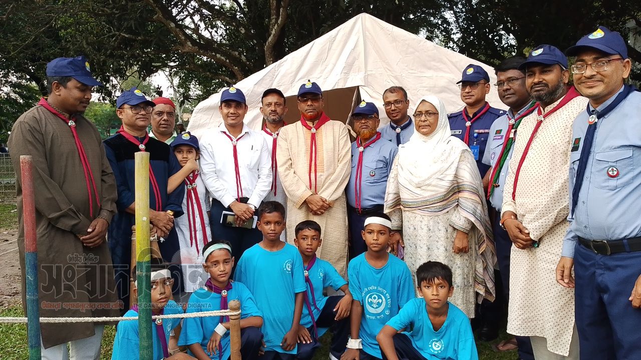 গঙ্গাচড়ায় দ্বিতীয় উপজেলা কাব ক্যাম্পুরির উদ্বোধন অনুষ্ঠিত 