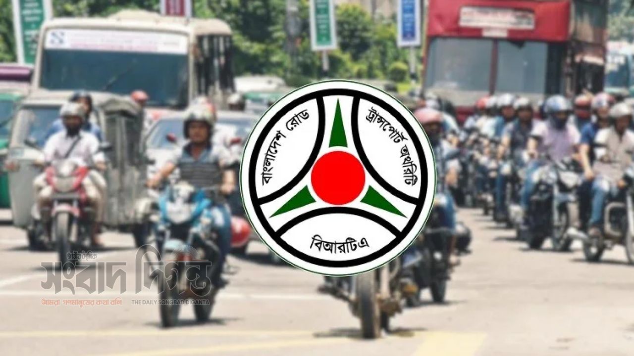 মোটরসাইকেলের সামনে নম্বরপ্লেট লাগাতে হবে ১৫ নভেম্বরের মধ্যে