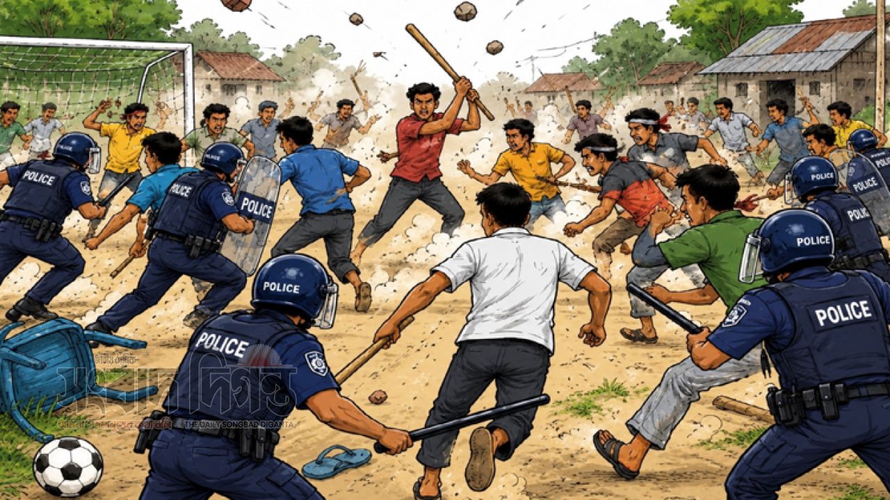 গোপালগঞ্জে ফুটবল নিয়ে সংঘর্ষে আহত ৩০