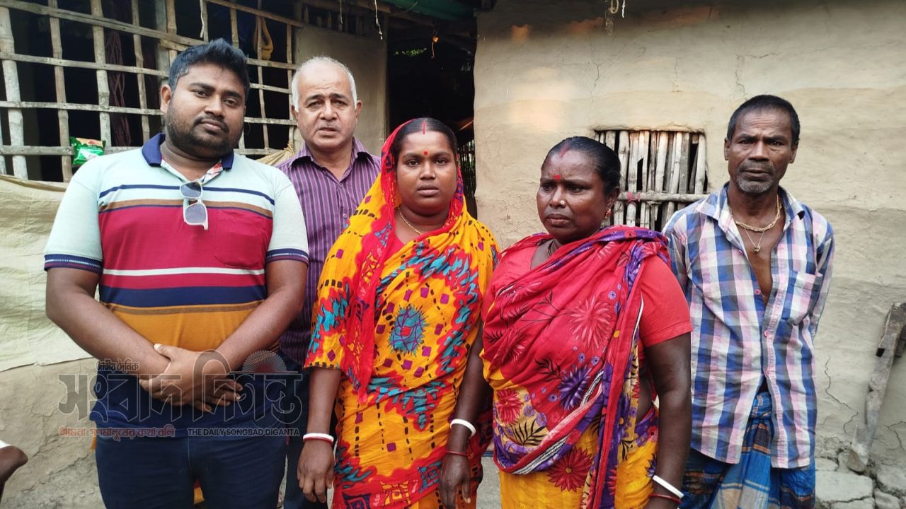 ছেলে ইটভাটায় কাজে না যাওয়ায় মাকে তুলে নেওয়ার অভিযোগ, শ্যামনগরে চাঞ্চল্য