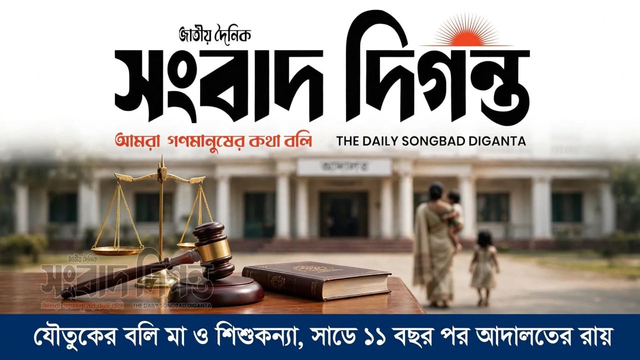 সাতক্ষীরায় যৌতুকের দাবিতে মা ও শিশুকন্যাকে হত্যা, স্বামীর মৃত্যুদণ্ড