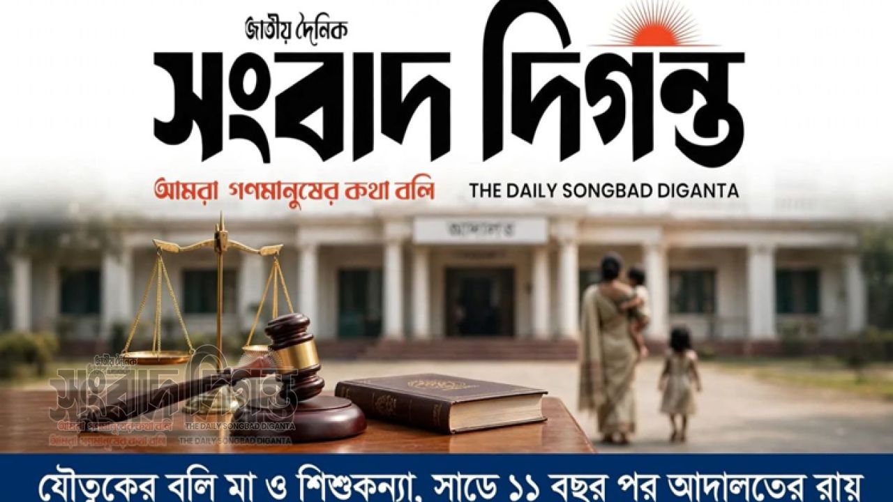 সাতক্ষীরায় যৌতুকের দাবিতে মা ও শিশুকন্যাকে হত্যা, স্বামীর মৃত্যুদণ্ড