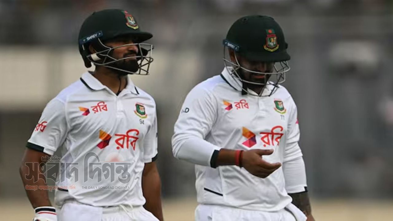  দ্বিতীয় দিনের প্রথম সেশনেই অলআউট বাংলাদেশ